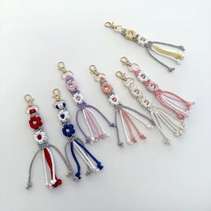 Macrame Keychain with Tassel Acalora