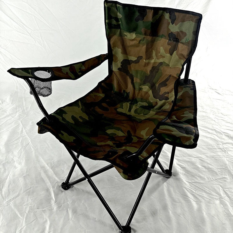 Folding chair with cup holder and reinforced armrests Kalsten