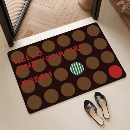 Decorative Honeycomb Bath Mat Acalora