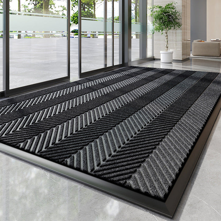 Decorative Chevron Pattern Entry Mat Kalsten