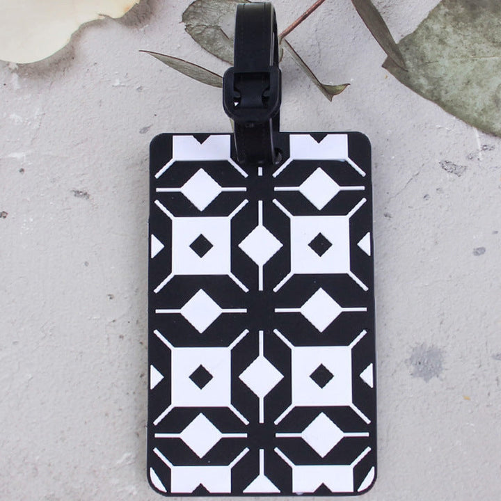 Geometric Pattern Luggage Tag Kalsten