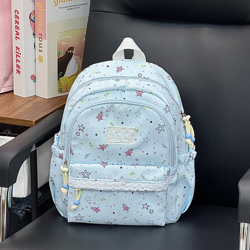 Cartoon-Themed Multi-Pocket Backpack Kalsten