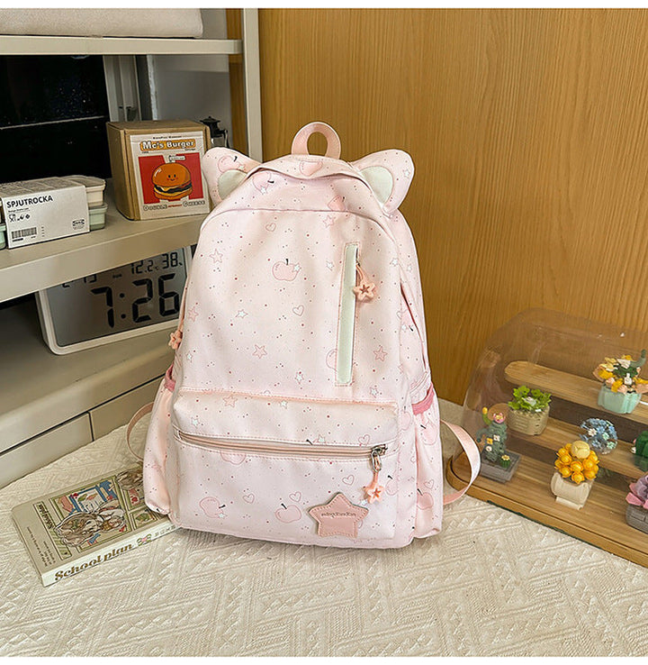 Cute Animal-Eared School Backpack