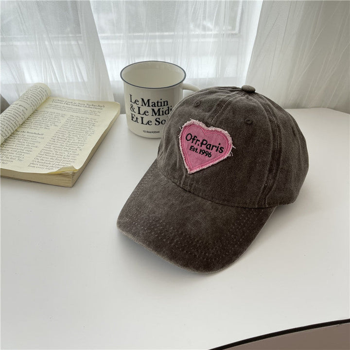 Women's Vintage-Inspired Embroidered Baseball Cap Kalsten