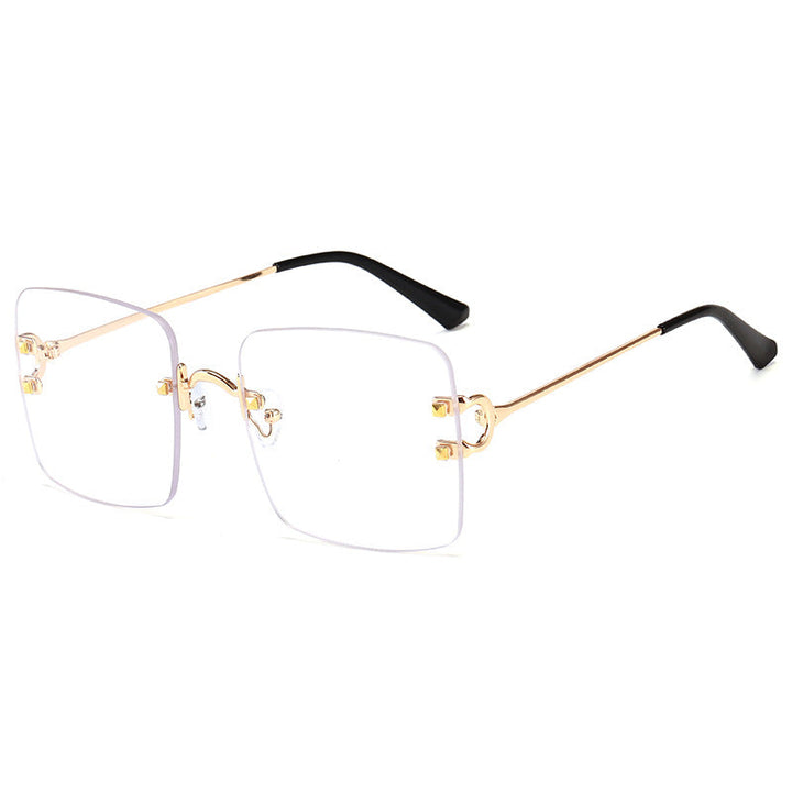 Women square sunglasses with an elegant metal frame and sturdy lenses Kalsten