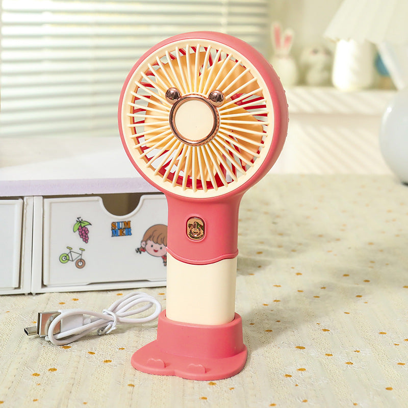 Ladies Portable Handheld Fan with Cute Animal Design Kalsten