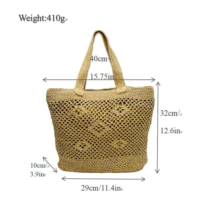 Handwoven tote bag with modern patterns Kalsten