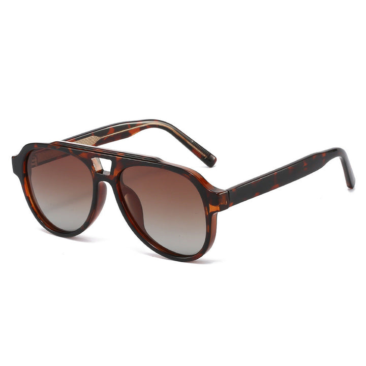 Women's Vintage Sunglasses with High-Quality UV Protection and Fashionable Tortoiseshell Pattern Kalsten