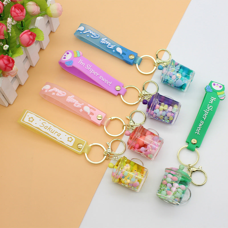 Unisex keychain with cute drinking vessel design Kalsten