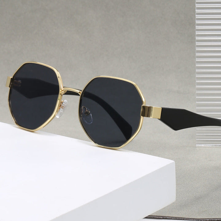 Women's fashionable sunglasses with high-quality rectangular frame and UV protection Kalsten