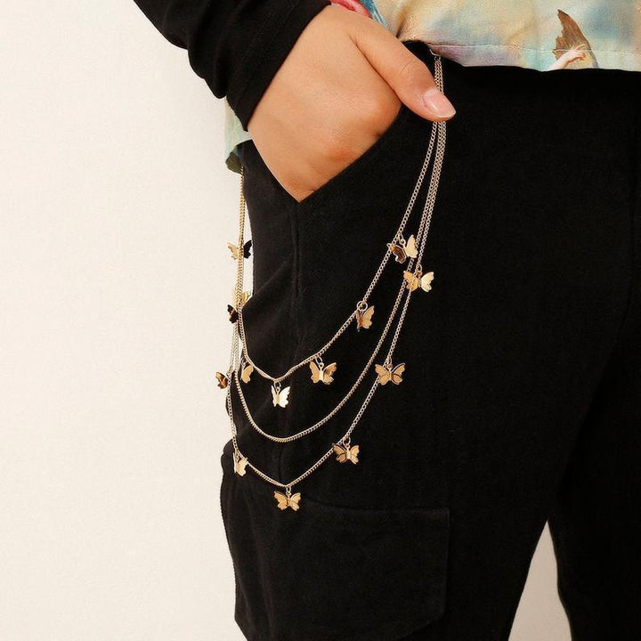 Multi-Layered Butterfly Chain Accessory Kalsten