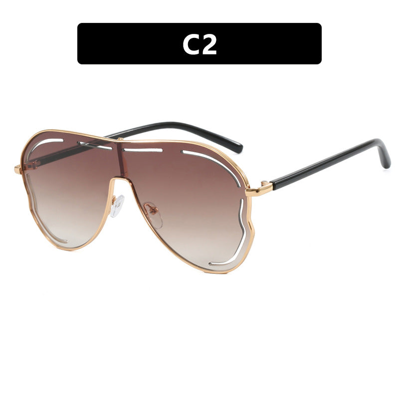 Ladies luxurious pilot sunglasses with modern frame Kalsten