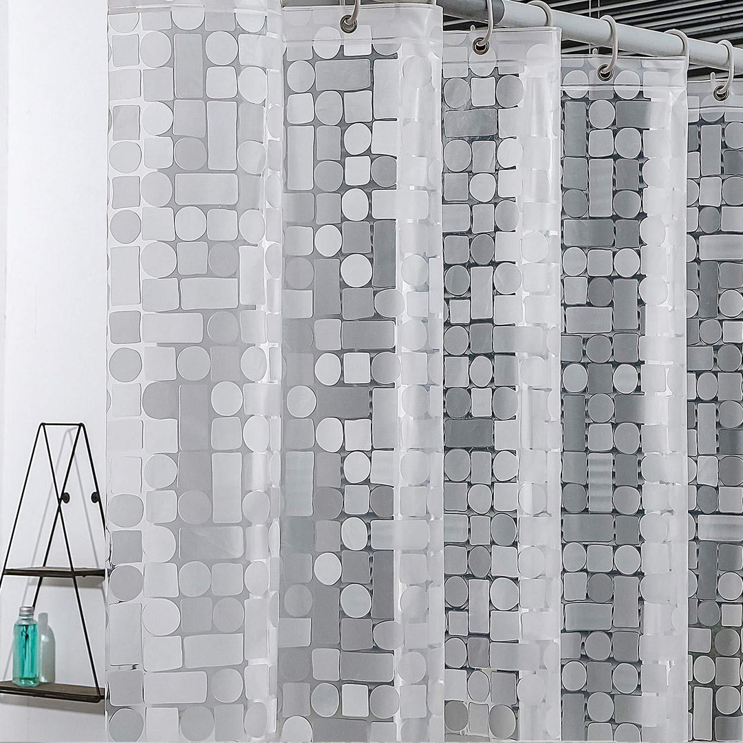 Waterproof Textured Shower Curtain Kalsten