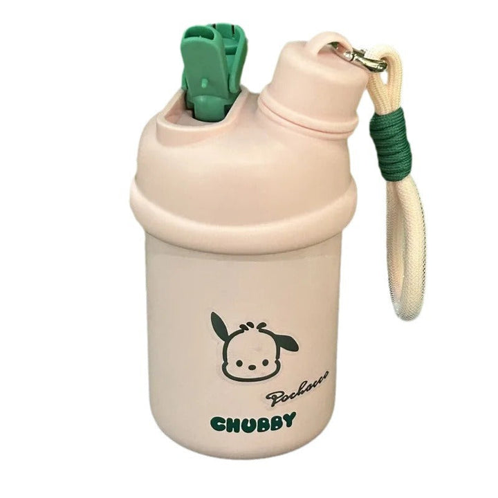 Women's insulated drinking bottle with innovative closure system and cute animal design Kalsten