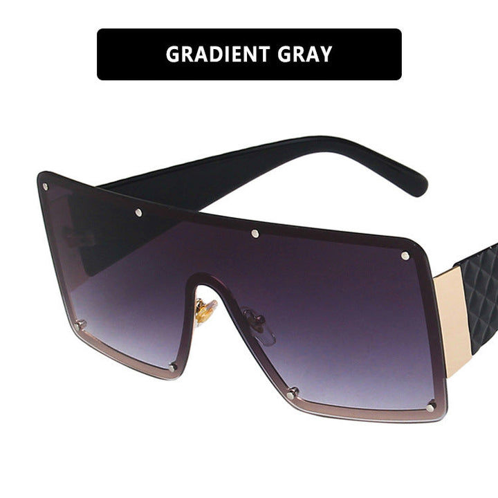 Women geometric oversized sunglasses with gradient lenses Kalsten