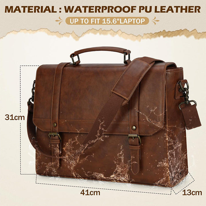 Briefcase Made of High-Quality Leather Kalsten