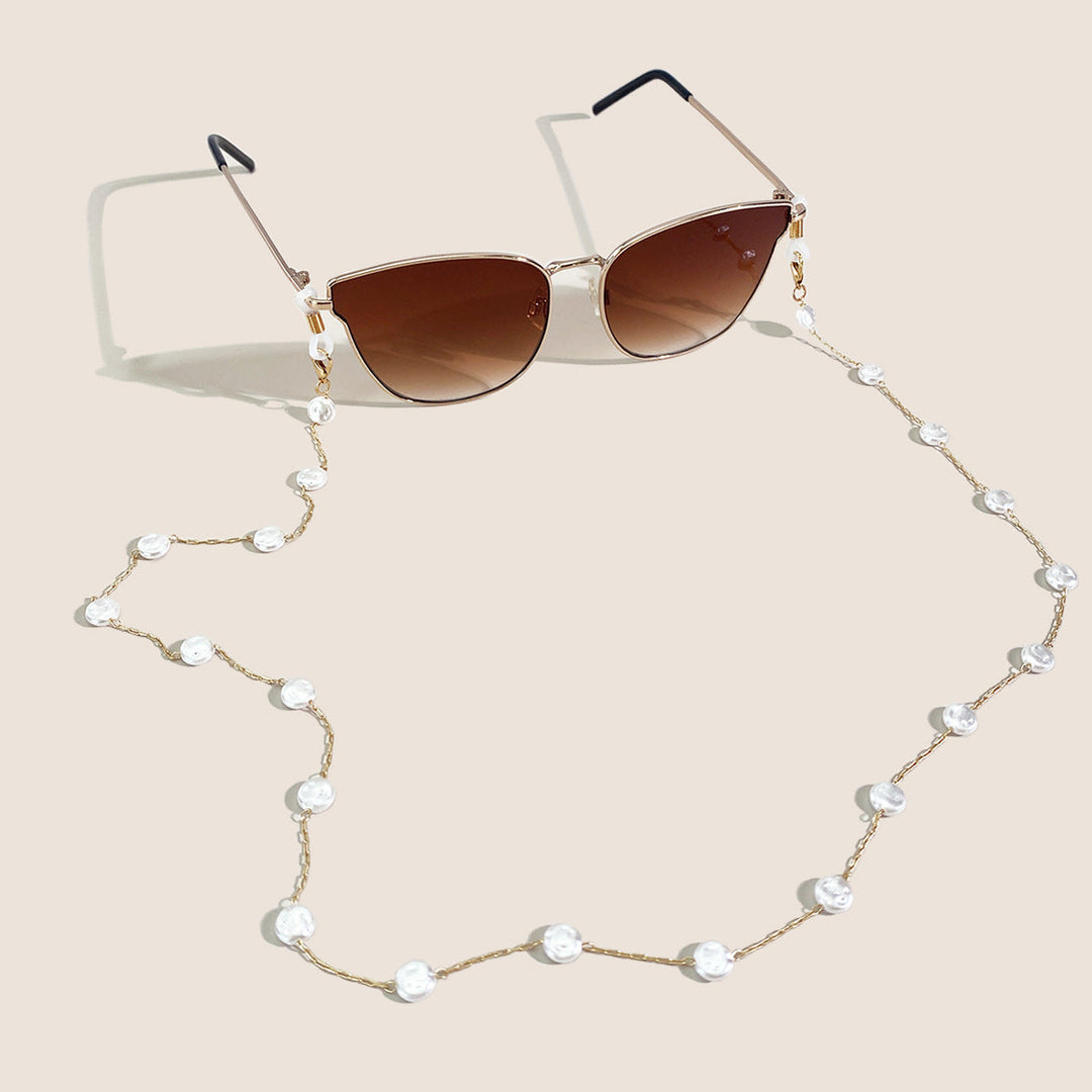 Elegant Pearl-Linked Eyewear Chain Kalsten