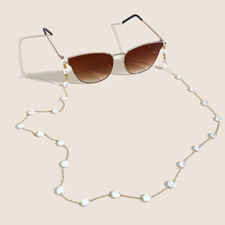 Elegant Pearl-Linked Eyewear Chain Kalsten