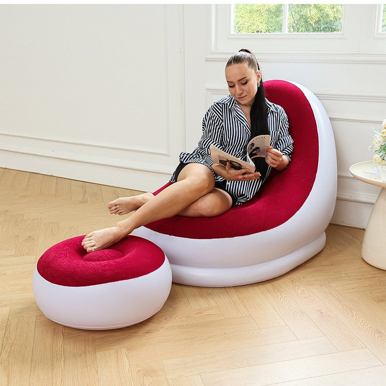 Women Inflatable Comfort Sofa with Ergonomic Backrest Kalsten