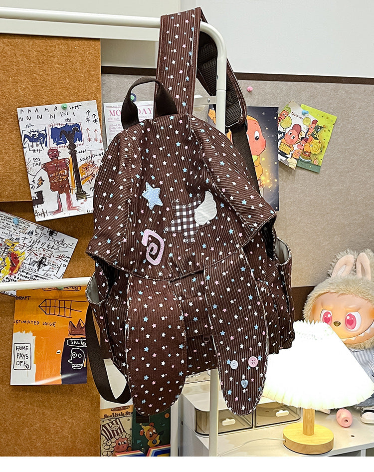 Children's Playful Plush Animal-Inspired School Backpack