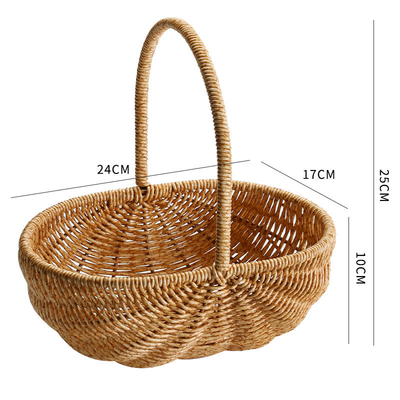 Handwoven Artisan Market Basket Kalsten