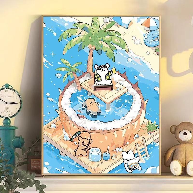 Playful Cartoon Dog Wall Art Kalsten