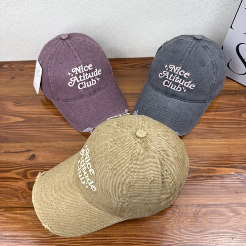 Men's Distressed Cotton Baseball Cap Kalsten 1784270476