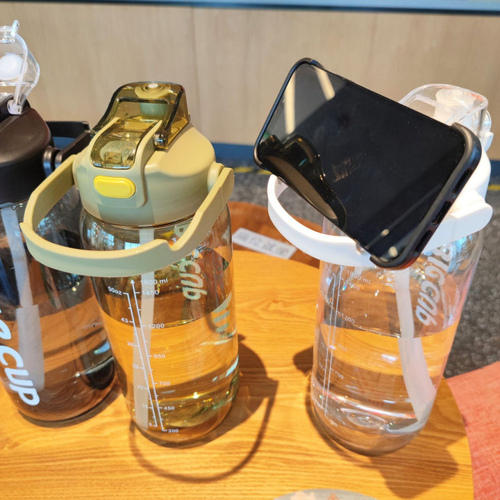 Women's large water bottle with leak-proof lid and straw Kalsten