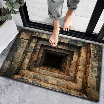 Artistic 3D Optical Illusion Floor Mat Acalora