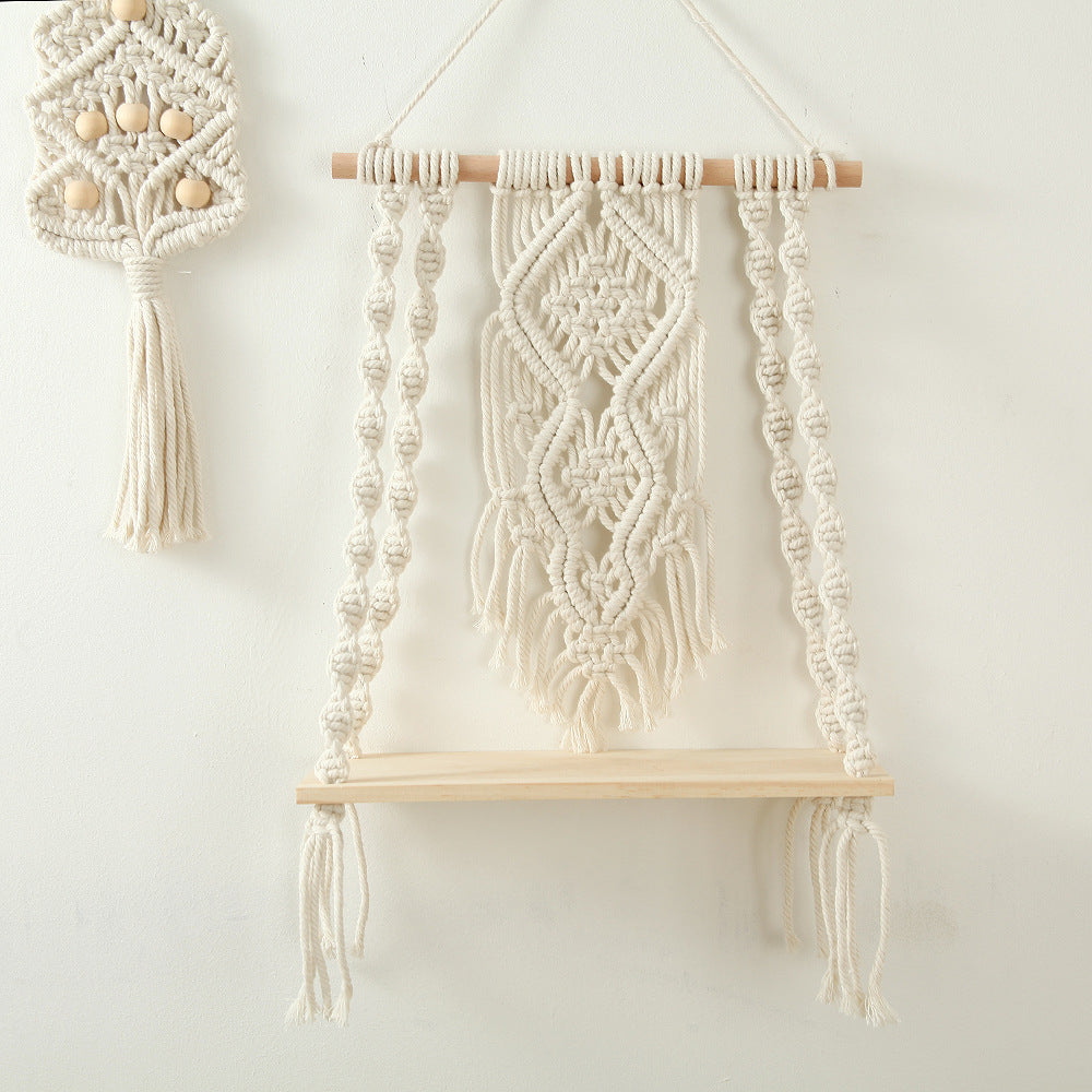 Decorative Macramé Swing Shelf Acalora