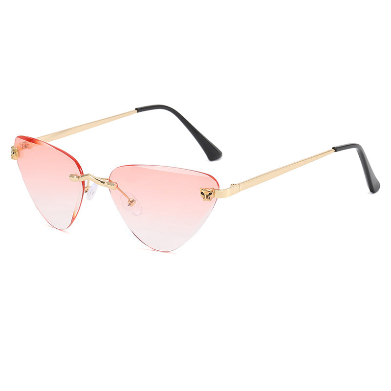 Ladies Cat-Eye Sunglasses with Elegant Metal Frame Kalsten