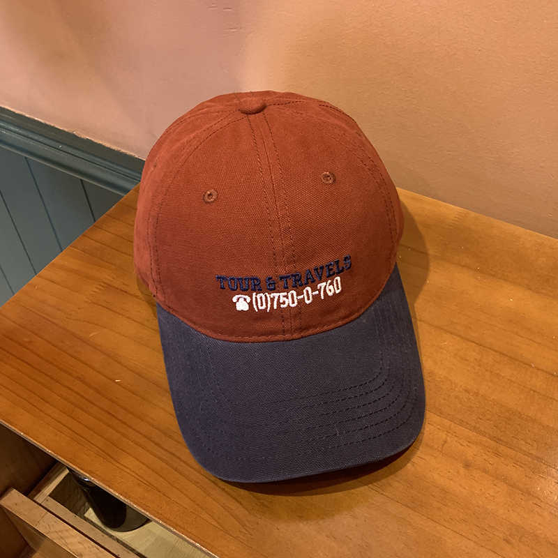 Men's Casual Travel-Themed Baseball Cap Kalsten
