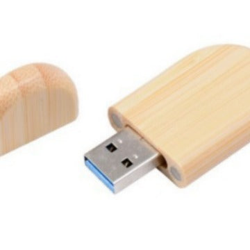 Eco-Conscious Bamboo USB Storage Drive Kalsten