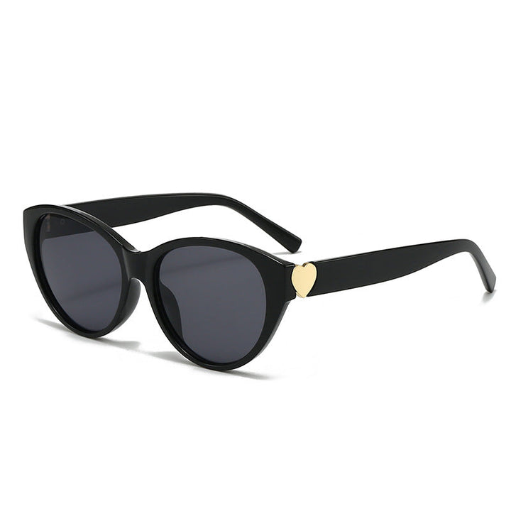 Women Cat-Eye Sunglasses with Heart Design Kalsten