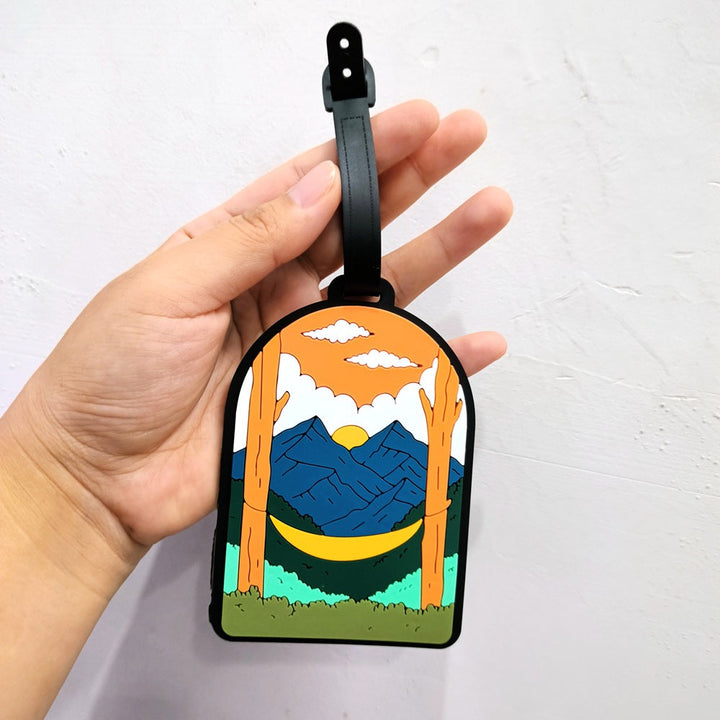 Adventure-Themed Luggage Tag Kalsten