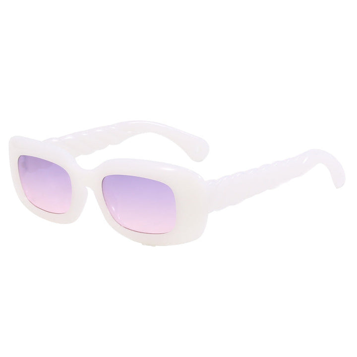 Women's fashionable square sunglasses with unique twisted temple design Kalsten