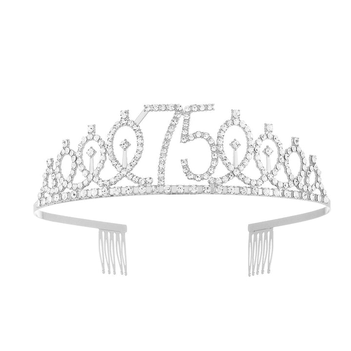Women's Crystal-Embellished Tiara with Elegant Design Kalsten