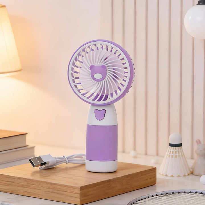 Ladies Portable Mini USB Fan with Animal Lion Design Kalsten