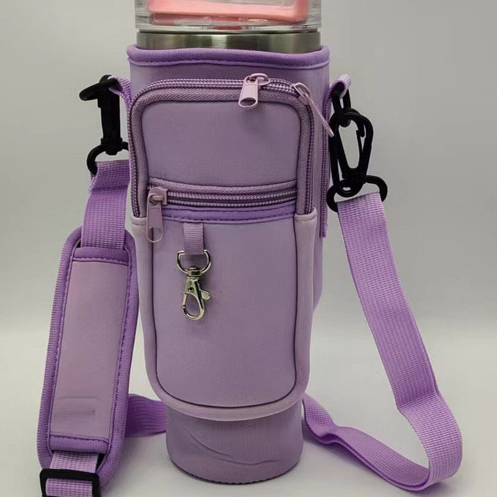 Ladies trendy and sparkling drinking bottle with shoulder bag Kalsten