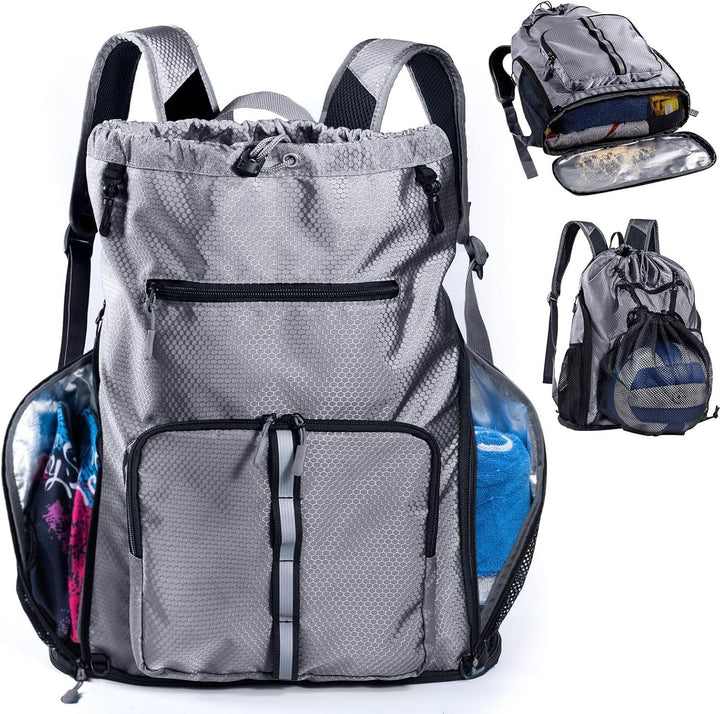 Multifunctional leisure backpack with special compartments for towels and sports accessories Kalsten