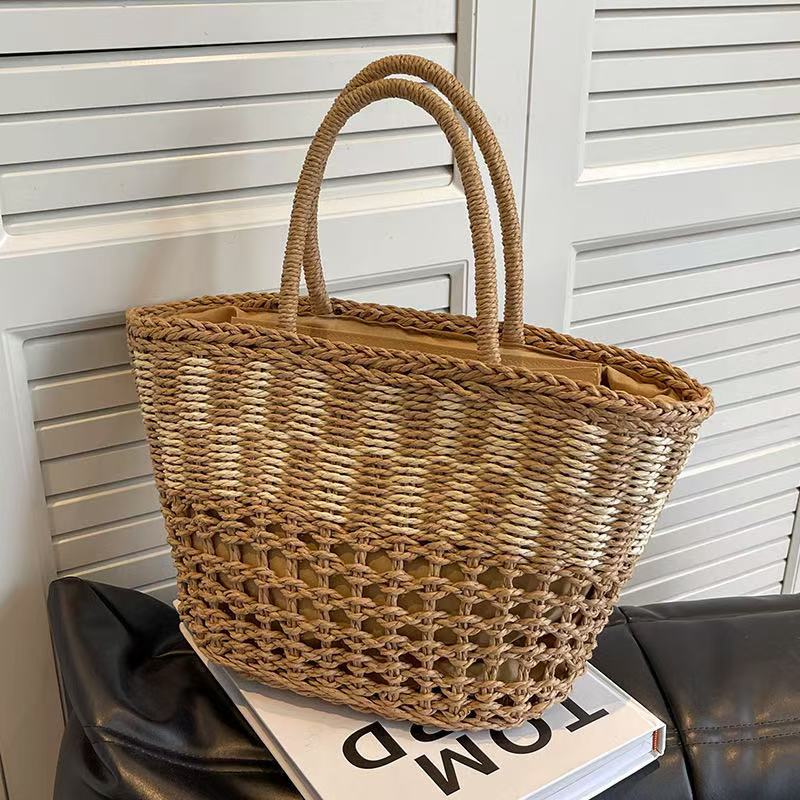 Handwoven basket bag with airy structure Kalsten