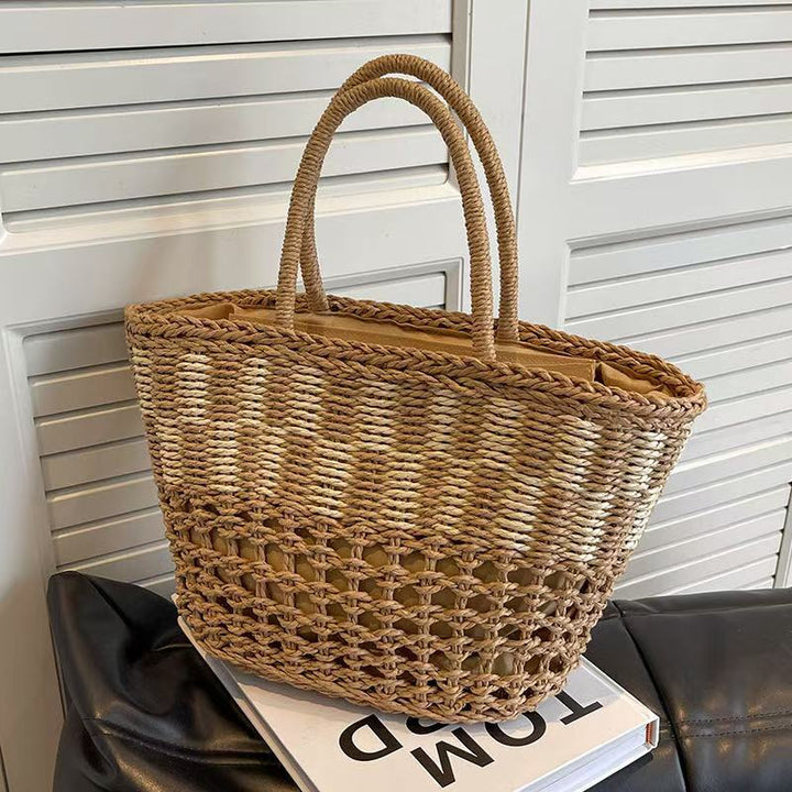 Handwoven basket bag with airy structure Kalsten