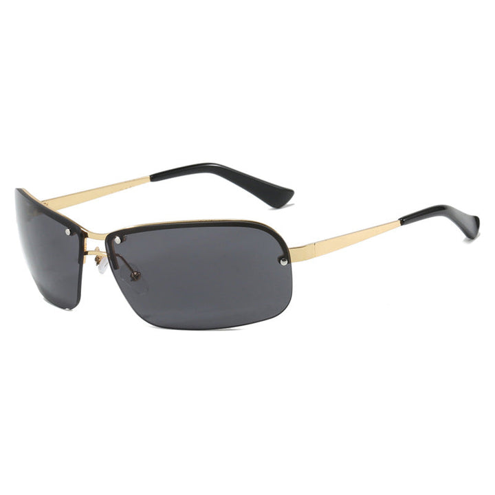 Ladies sunglasses with large, elegant lenses and a modern metal frame Kalsten