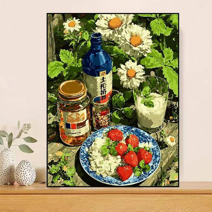 Food-Themed Decorative Canvas Art Kalsten