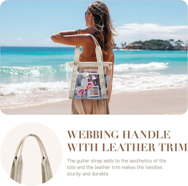 Fashionable Transparent Tote Bag Kalsten