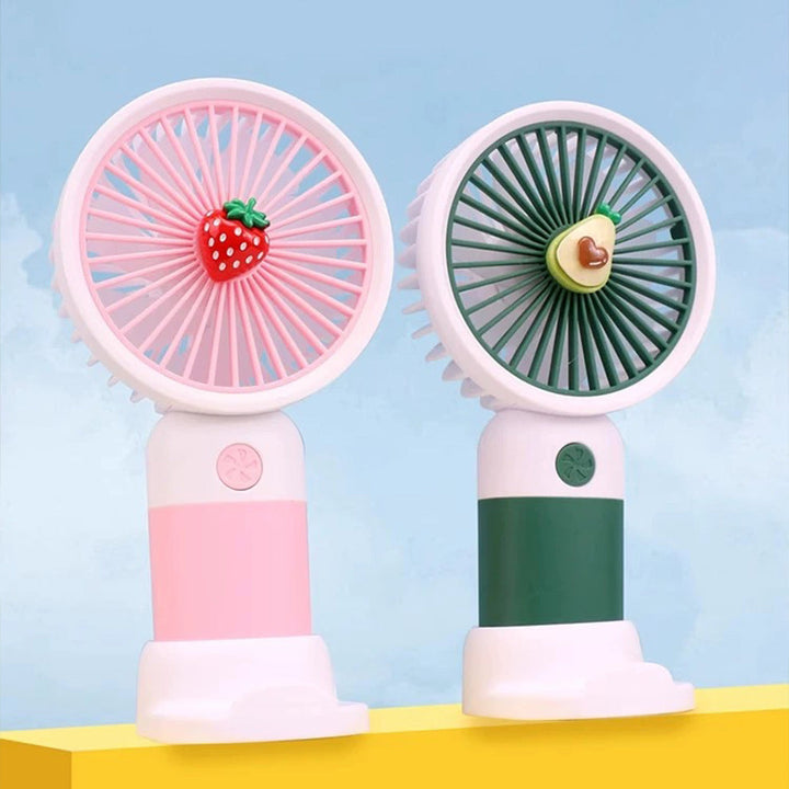 Ladies portable mini hand fan with dual USB charging function Kalsten
