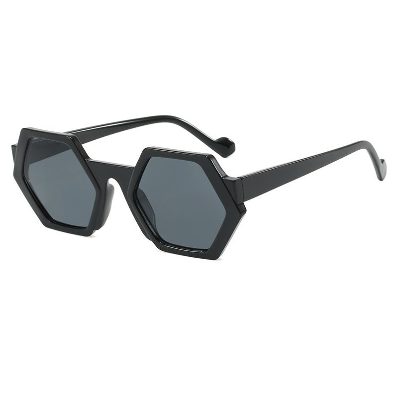 Ladies' striking sunglasses with hexagonal frame and comfortable fit Kalsten