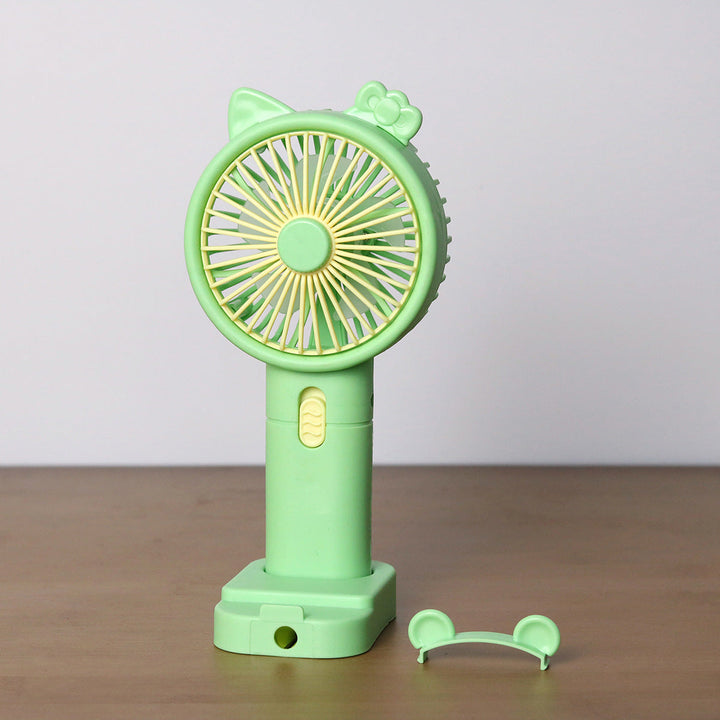 Unisex Portable Handheld Fan with Creative Cat Ears Design Kalsten