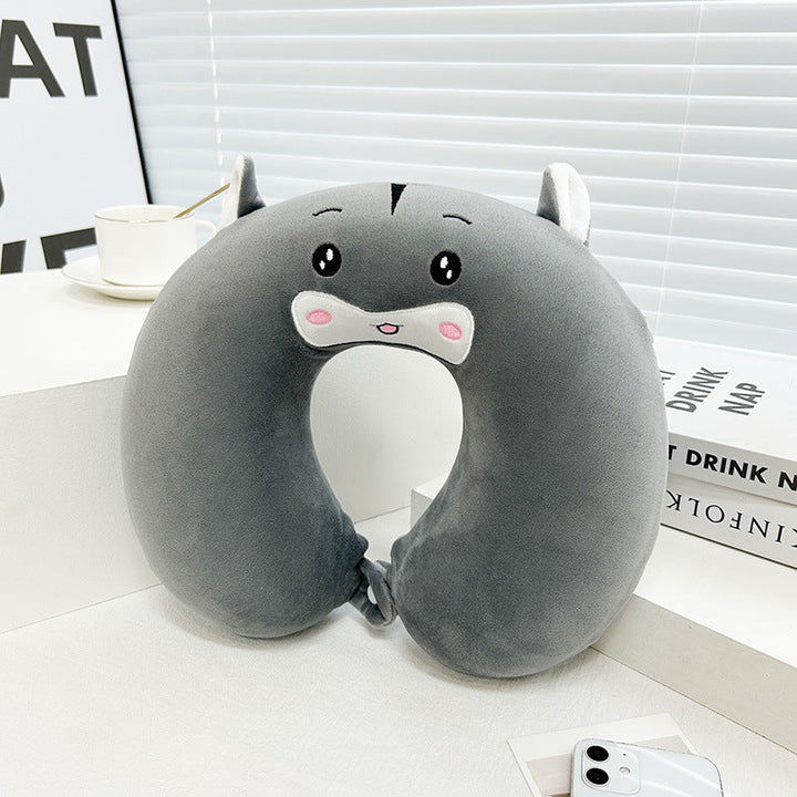 Women Kitten Neck Support Pillow Kalsten