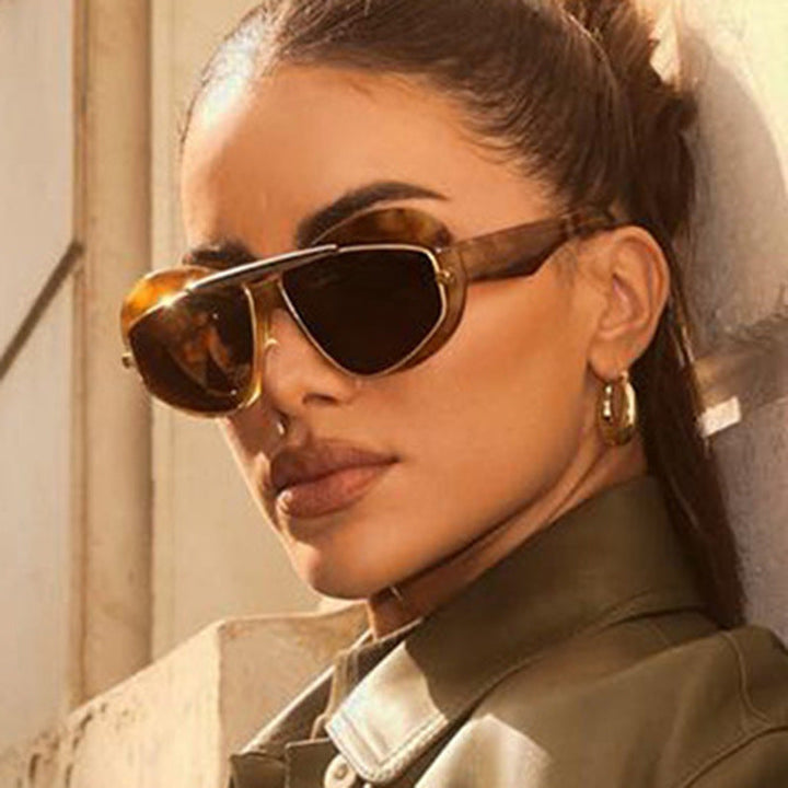 Women futuristic sunglasses with elegant frame Kalsten